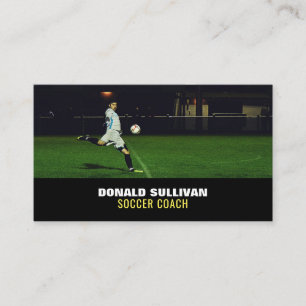 Soccer Pitch, Soccer Player/Coach/Ref Business Card