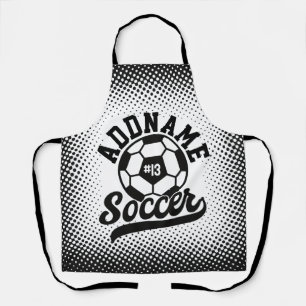 Soccer Player ADD NAME Football Team Personalised Apron