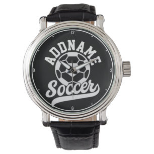 Soccer Player ADD NAME Football Team Personalised Watch