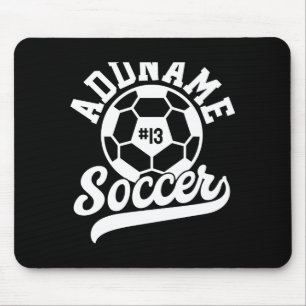Soccer Player Add Name Football Team Personalized Mouse Mat