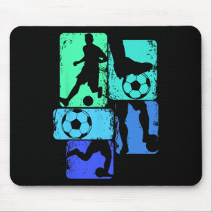 Soccer Player Boys Kids Youth Men Mouse Mat