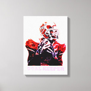 soccer player canvas print