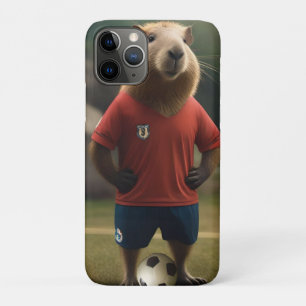 Soccer Player Capybara, iPhone 11 Pro Case