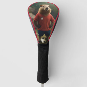 Soccer Player Capybara,  Golf Head Cover