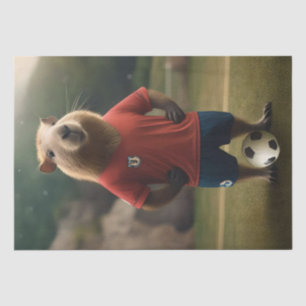 Soccer Player Capybara, Tissue Paper