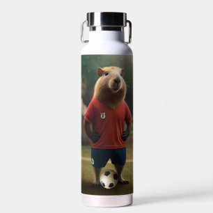 Soccer Player Capybara, Vacuum Water Bottle