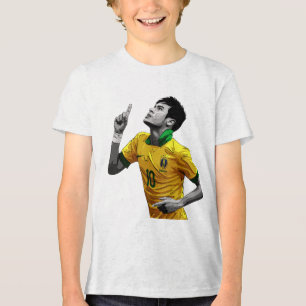Soccer Player Celebration Pose T-Shirt Tri-Blend Shirt