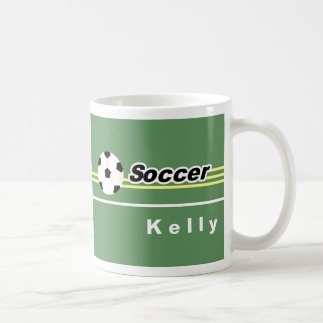 Soccer Player Coffee Mug (Right)