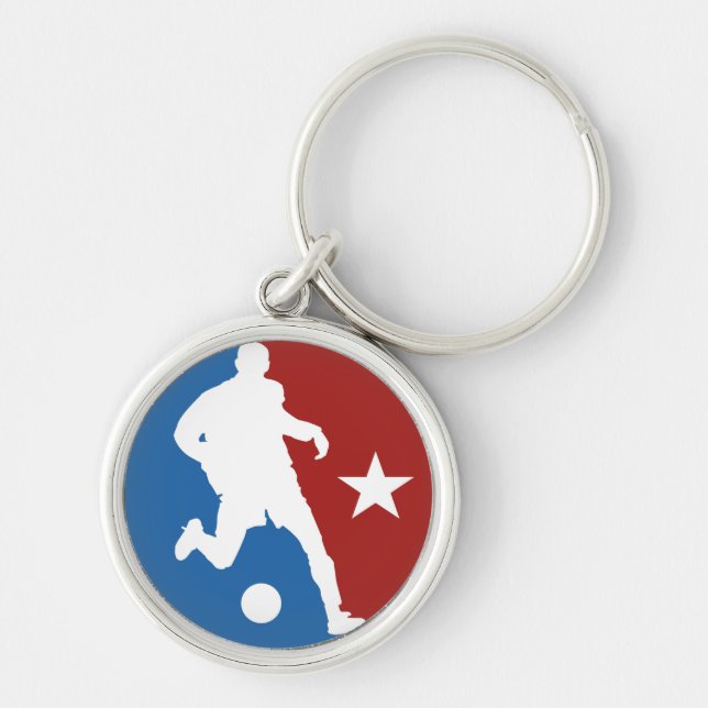 Soccer Player custom key chains (Front)