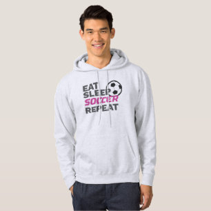 Soccer Player Eat Sleep Soccer Repeat Soccer Lover Hoodie