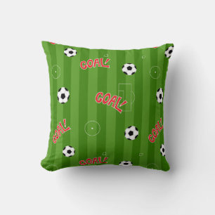 Soccer Player, Football Field Cushion