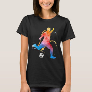 Soccer Player Football Graphic Soccer T-Shirt