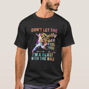 Soccer Player For Girl Goalkeeper Kick Sister Mot T-Shirt