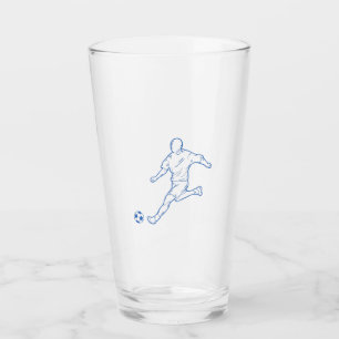 soccer player glass