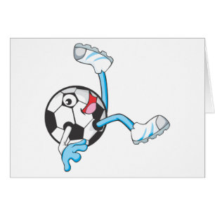 Soccer Player in Bicycle Kick Pose