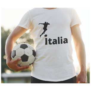 Soccer Player Italy, customisable  T-Shirt