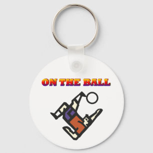 Soccer player key ring