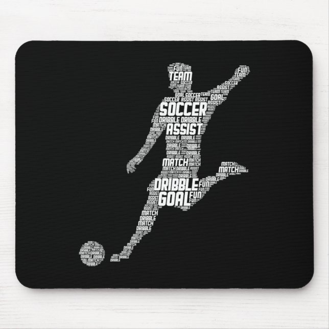 Soccer Player Men Kids Boys _1  Mouse Mat (Front)