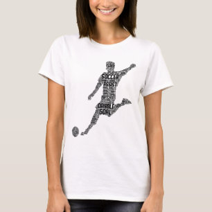 Soccer Player Men Kids Boys T-Shirt