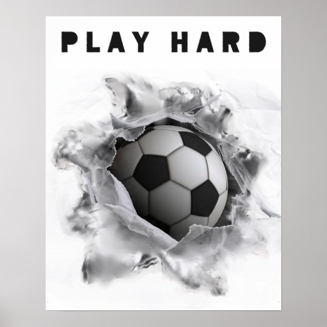 Soccer Player Motivation Poster (Front)