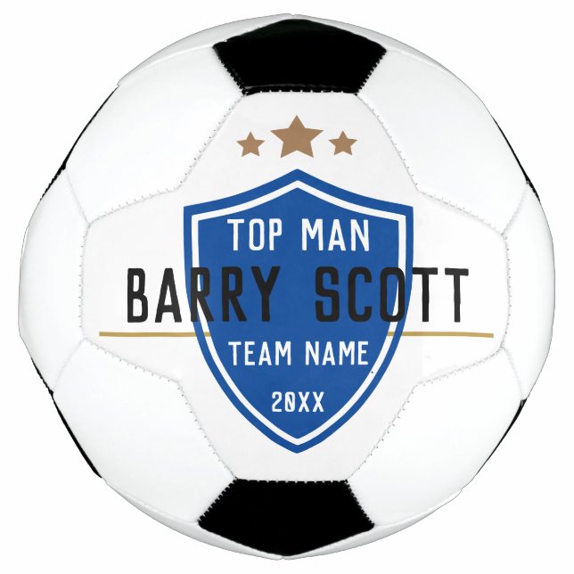 Soccer player name personalised football (Front)