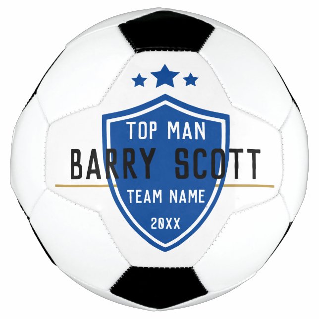 Soccer player name personalised football (Front)