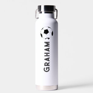 Soccer Player Name Water Bottle