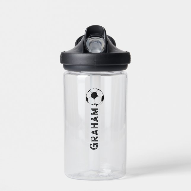 Soccer Player Name Water Bottle (Front)
