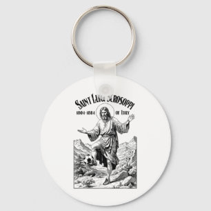 Soccer Player Patron Saint Luigi Scrosoppi Funny F Key Ring
