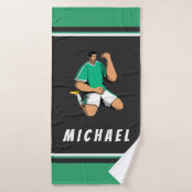 personalised goalkeeper towel