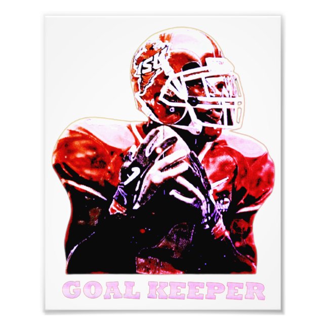 soccer player photo print (Front)
