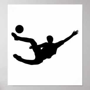 Soccer player poster