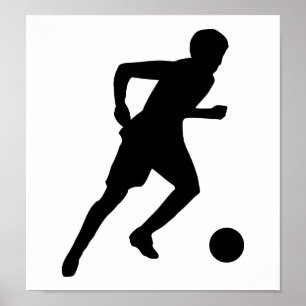Soccer player poster