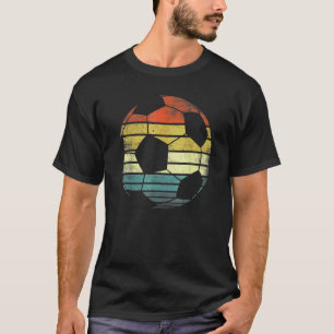 Soccer Player Presents Funny Ball Retro Vintage St T-Shirt
