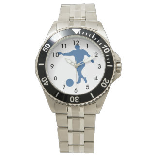 Soccer Player Silhouette Watch