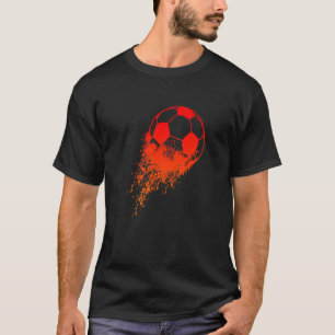 Soccer Player Sports Vintage Men Boys Soccer 2 T-Shirt
