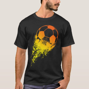 Soccer Player Sports Vintage Men Boys Soccer T-Shirt