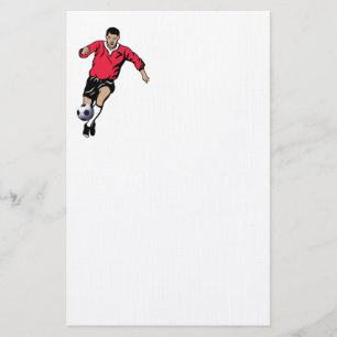 Soccer Player Stationery