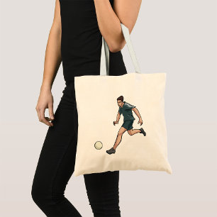 Soccer Player Tote Bag