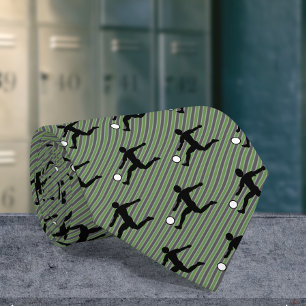 Soccer Player - UK Footballer - Diagonal Stripes Tie