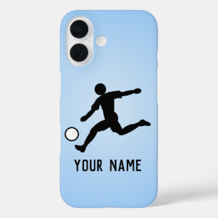 Soccer Player with ball - League Footballer custom iPhone 16 Case