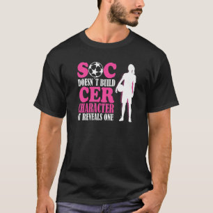 Soccer Players Soccer Team Graphic Women Girls Soc T-Shirt