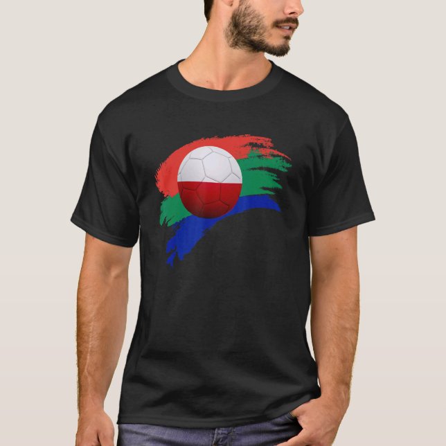 Soccer Poland  National Soccer Team Football Fan T-Shirt (Front)
