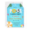 Soccer pool party invitation