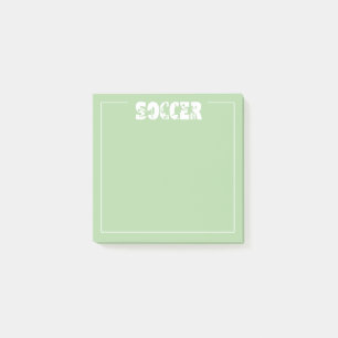 Soccer post-it notes