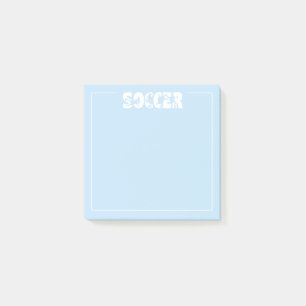Soccer  post-it notes