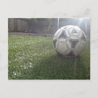 Soccer postcard