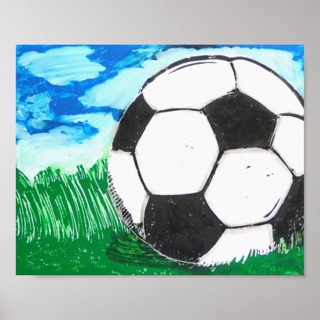 Soccer Poster, 10 x 8 Inches Poster (Front)