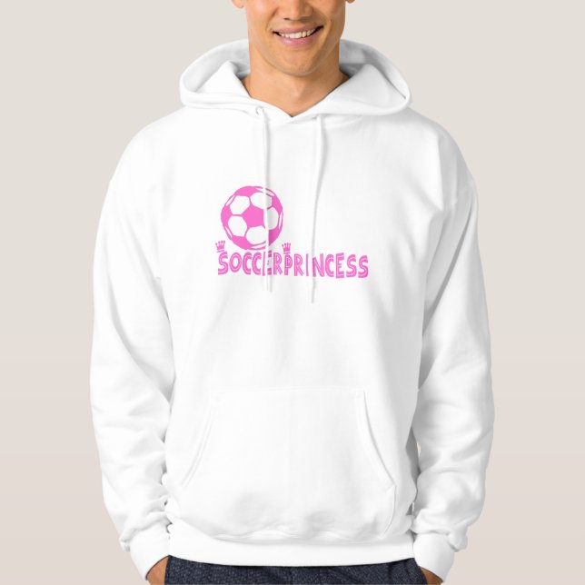 Soccer Princess 2 side Hoodie (Front)