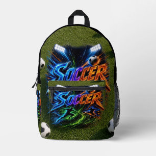 Soccer Printed Backpack